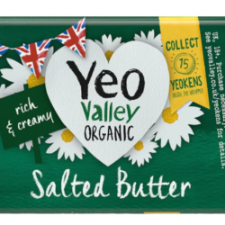 Yeo Valley Organic Salted Butter 200g, Pack Of 12