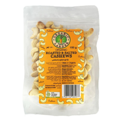 Organic Larder Roasted and Salted Cashews, 150g, Pack Of 6 Organic Larder Roasted and Salted Cashews, 150g, Pack Of 6