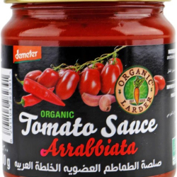 Organic Larder Tomato Sauce Arrabbiata 300g, Pack Of 12 Organic Larder Tomato Sauce Arrabbiata 300g, Pack Of 12
