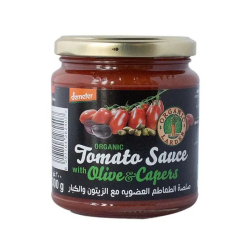 Organic Larder Tomato Sauce With Olive & Capers 300g, Pack Of 12 Organic Larder Tomato Sauce With Olive & Capers 300g, Pack Of 12