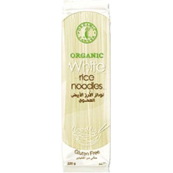 Organic Larder White Rice Noodles 220g, Gluten Free, Vegan, Pack Of 12 Organic Larder White Rice Noodles 220g, Gluten Free, Vegan, Pack Of 12