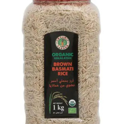 Organic Larder Himalayan Brown Basmati Rice 1kg, Pack Of 6