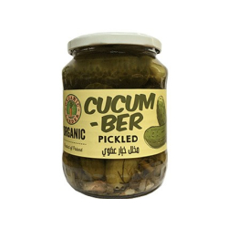 Organic Larder Pickled Cucumbers 680g, Pack Of 12 Organic Larder Pickled Cucumbers 680g, Pack Of 12