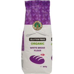 Organic Larder White Bread Flour Gluten Free Vegan 800g, Pack Of 6 Organic Larder White Bread Flour Gluten Free Vegan 800g, Pack Of 6