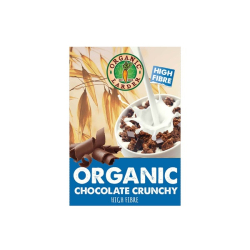 Organic Larder Original Chocolate Cluster Crunchy 375g, Pack Of 6 Organic Larder Original Chocolate Cluster Crunchy 375g, Pack Of 6