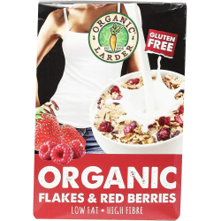 Organic Larder Flakes And Red Barriers Breakfast Cereal 300g, Pack Of 6