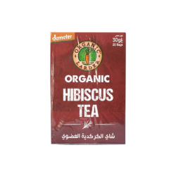 Organic Larder Hibiscus Tea 40g, Pack Of 12 Organic Larder Hibiscus Tea 40g, Pack Of 12