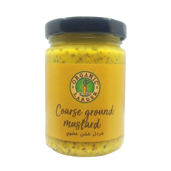 Organic Larder Coarse Ground Mustard  Gluten Free150g, Pack Of 12 Organic Larder Coarse Ground Mustard  Gluten Free150g, Pack Of 12