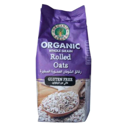 Organic Larder Whole Grain Rolled Oats Gluten Free 500g, Pack Of 12 Organic Larder Whole Grain Rolled Oats Gluten Free 500g, Pack Of 12