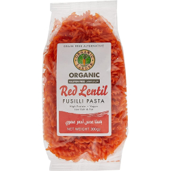 Organic Larder Penne Pasta Red Lentil Gluten Free 300g, Pack Of 12 Organic Larder Penne Pasta Red Lentil Gluten Free 300g, Pack Of 12