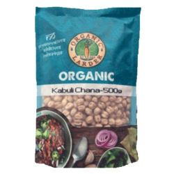 Organic Larder Organic Kabuli Chana 500g, Pack Of 12 Organic Larder Organic Kabuli Chana 500g, Pack Of 12