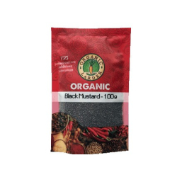 Organic Larder Black Mustard Seeds 100g, Pack Of 20 Organic Larder Black Mustard Seeds 100g, Pack Of 20