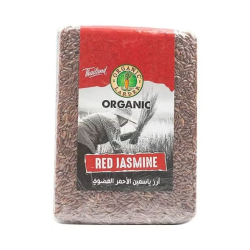 Organic Larder Thai Red Jasmine Rice Vegan 1kg, Pack Of 12 Organic Larder Thai Red Jasmine Rice Vegan 1kg, Pack Of 12