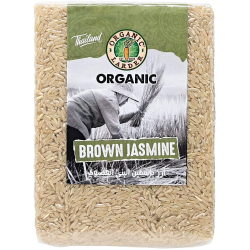 Organic Larder Jasmine Brown Rice 1kg, Pack Of 12 Organic Larder Jasmine Brown Rice 1kg, Pack Of 12