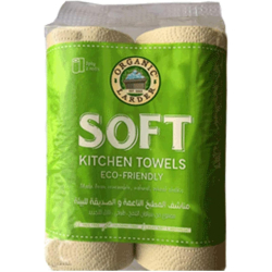 Organic Larder Kitchen Towels, 2 Rolls Pack Of 6 Organic Larder Kitchen Towels, 2 Rolls Pack Of 6