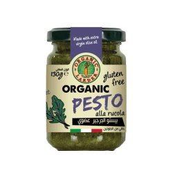 Organic Larder Rocket Pesto Alla Rucola Gluten Free 130g, Pack Of 6 Organic Larder Rocket Pesto Alla Rucola Gluten Free 130g, Pack Of 6