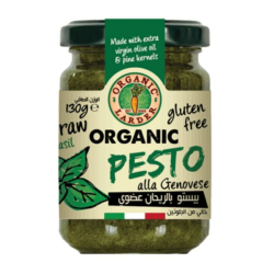 Organic Larder Pesto Alla Genovese Gluten Free 130g, Pack Of 12 Organic Larder Pesto Alla Genovese Gluten Free 130g, Pack Of 12
