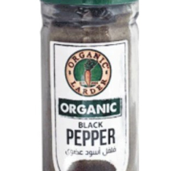 Organic Larder Black Pepper 50g, Pack Of 12 Organic Larder Black Pepper 50g, Pack Of 12