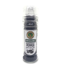 Organic Larder Whole Black Pepper 55g, Pack Of 12 Organic Larder Whole Black Pepper 55g, Pack Of 12