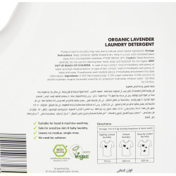 Organic Larder Detergent Laundry Lavender Vegan 2.75 Ltr, Pack Of 3 Organic Larder Detergent Laundry Lavender Vegan 2.75 Ltr, Pack Of 3