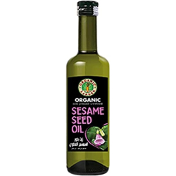 Organic Larder Sesame Seed Oil Unrefined 500 ml, Pack Of 4 Organic Larder Sesame Seed Oil Unrefined 500 ml, Pack Of 4