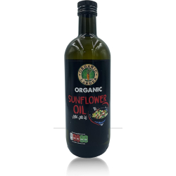 Organic Larder Sunflower Frying Oil 1Ltr, Pack Of 6 Organic Larder Sunflower Frying Oil 1Ltr, Pack Of 6