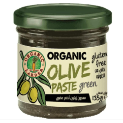 Organic Larder Olive Green Paste Gluten Free 135g, Pack Of 12 Organic Larder Olive Green Paste Gluten Free 135g, Pack Of 12