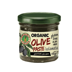 Organic Larder Olive Kalamata Paste Gluten Free 135g, Pack Of 12 Organic Larder Olive Kalamata Paste Gluten Free 135g, Pack Of 12