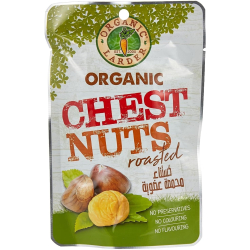 Organic Larder Chestnuts Roasted 12x100g Organic Larder Chestnuts Roasted 12x100g