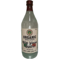 Organic Larder White Vinegar Distilled Gluten Free 1L, Pack Of 12