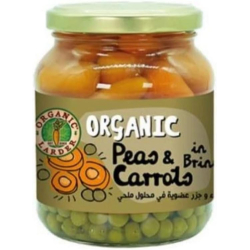 Organic Larder Peas & Carrots in Brine 340g, Pack Of 24 Organic Larder Peas & Carrots in Brine 340g, Pack Of 24