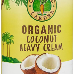 Organic Larder Coconut Heavy Cream 400ml, Pack Of 8