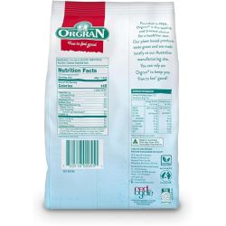 Orgran All Purpose Plain Flour,  Gluten Free, Vegan 500g, Pack Of 8 Orgran All Purpose Plain Flour,  Gluten Free, Vegan 500g, Pack Of 8