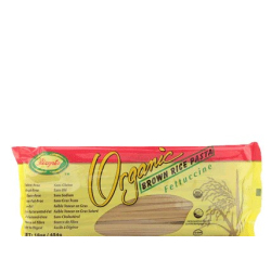 Rizopia Organic Brown Rice Fettuccine Pasta, Gluten Free, Vegan 454g, Pack Of 8 Rizopia Organic Brown Rice Fettuccine Pasta, Gluten Free, Vegan 454g, Pack Of 8