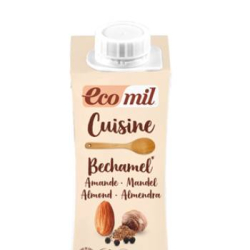 Ecomil Organic Cuisine Béchamel Almond Milk, Gluten Free, Vegan 200ml, Pack Of 8