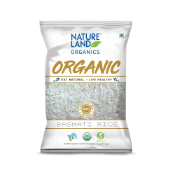 Natureland Organics Basmati Rice Premium 1 Kg, Pack Of 6 Natureland Organics Basmati Rice Premium 1 Kg, Pack Of 6