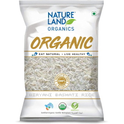 Natureland Organics Biryani Basmati Rice 1kg, Pack Of 6 Natureland Organics Biryani Basmati Rice 1kg, Pack Of 6