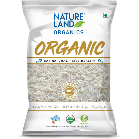 Natureland Organics Biryani Basmati Rice 1kg