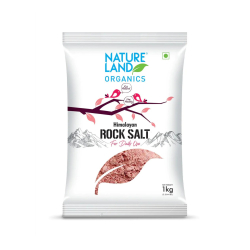 Natureland Organics Himalayan Pink Rock Salt 1 Kg, Pack Of 6 Natureland Organics Himalayan Pink Rock Salt 1 Kg, Pack Of 6