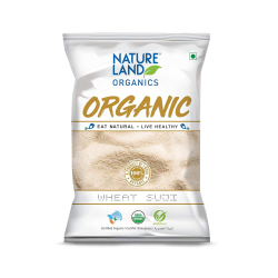 Natureland Organics Wheat Suji 500g Natureland Organics Wheat Suji 500g