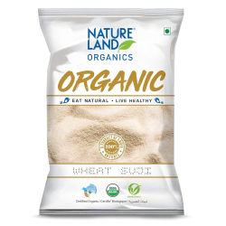 Natureland Organics Wheat Suji 500g