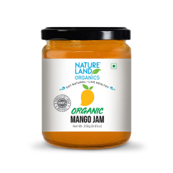 Natureland Organics Mango Jam 250g, Pack Of 6 Natureland Organics Mango Jam 250g, Pack Of 6