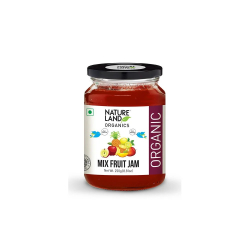Natureland Organics Mix Fruit Jam 250g, Pack Of 6 Natureland Organics Mix Fruit Jam 250g, Pack Of 6