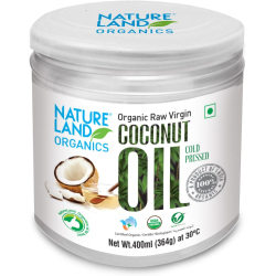 Natureland Organics Coconut Oil 400 ml Natureland Organics Coconut Oil 400 ml