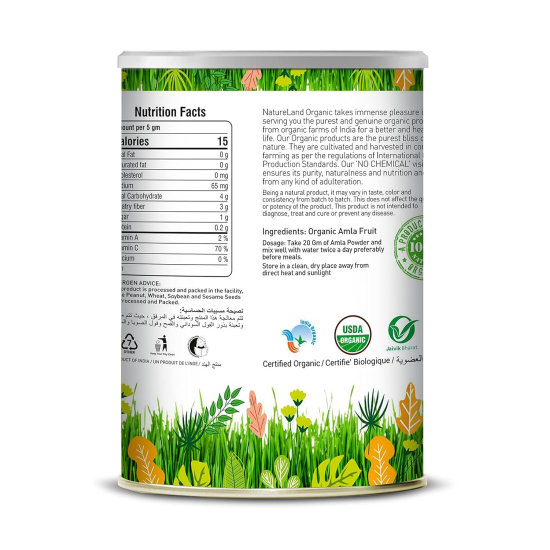 Natureland Organics Wheat Grass Powder 100g