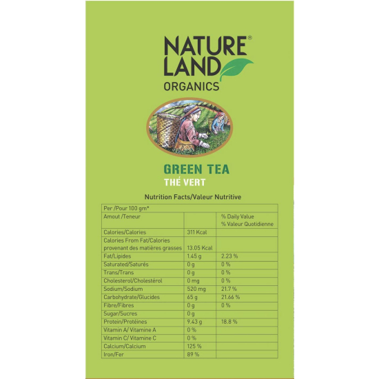  Natureland Organics Green Tea 200g