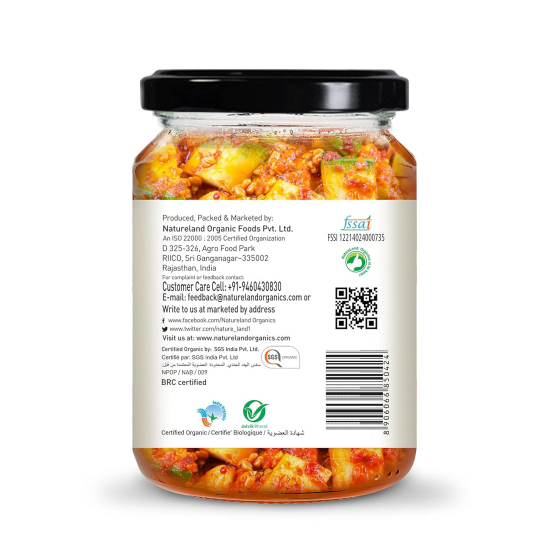 Natureland Organics Mango Pickle 350g