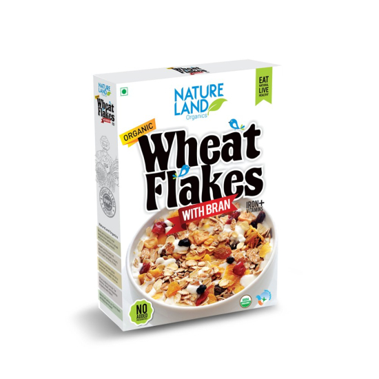 Natureland Organics Wheat Flakes 250g