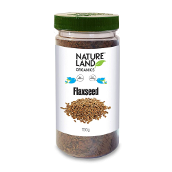 Natureland Organics Flaxseed Raw 150g, Pack Of 6 Natureland Organics Flaxseed Raw 150g, Pack Of 6