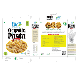 Natureland Organics Pasta Fusilli 250g, Pack Of 6 Natureland Organics Pasta Fusilli 250g, Pack Of 6